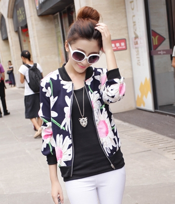 Jacket Baseball Korea Import JC820 Black