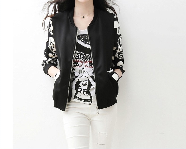 Jacket Mickey Mouse Import JC821 Black