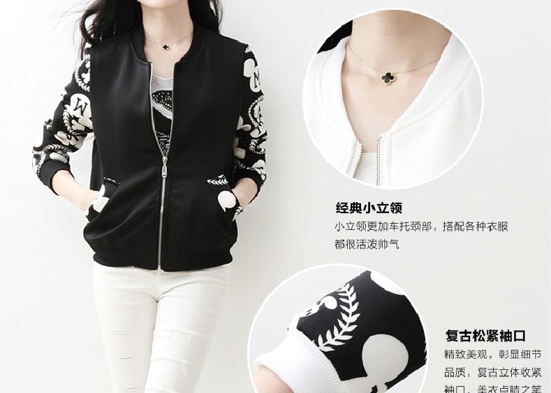 Jacket Mickey Mouse Import JC821 Black