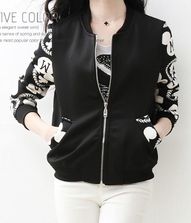 Jacket Mickey Mouse Import JC821 Black