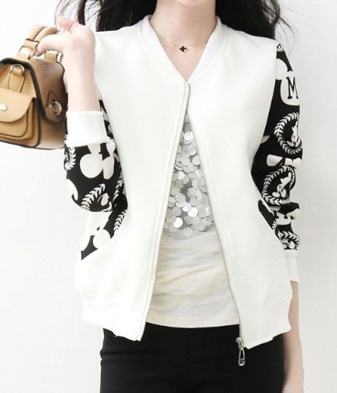 Jacket Mickey Mouse Import JC822 White