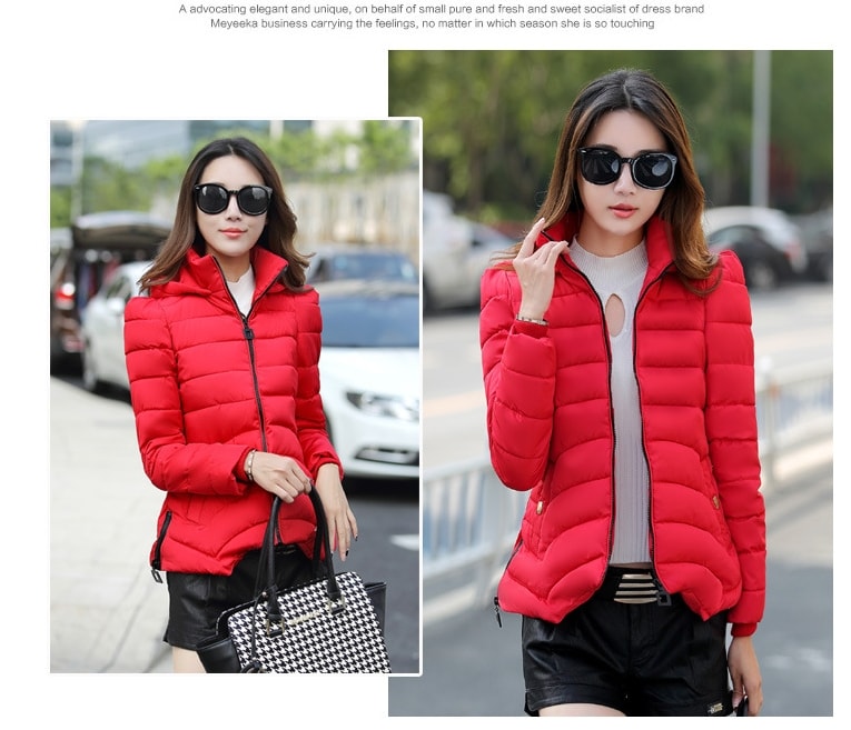 Jaket Winter Korea Premium JC834 Rose Red