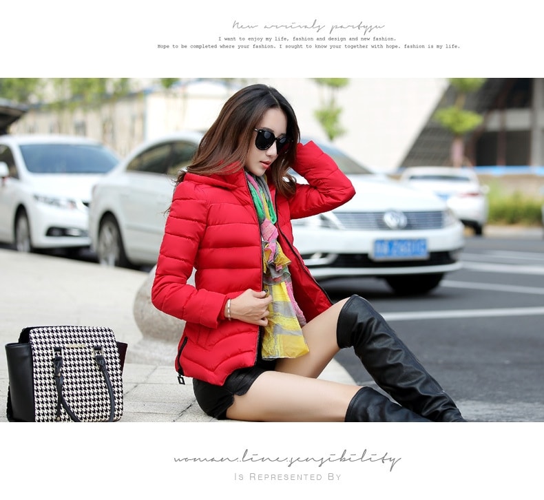 Jaket Winter Korea Premium JC834 Rose Red