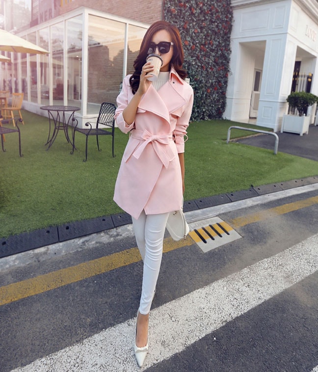 Premium Long Coat Korea JC839 Salem