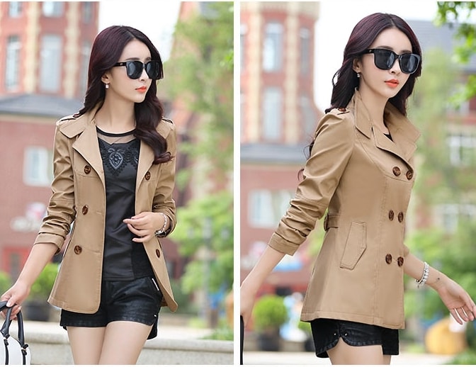 Premium Medium Coat Import JC852 Khaki