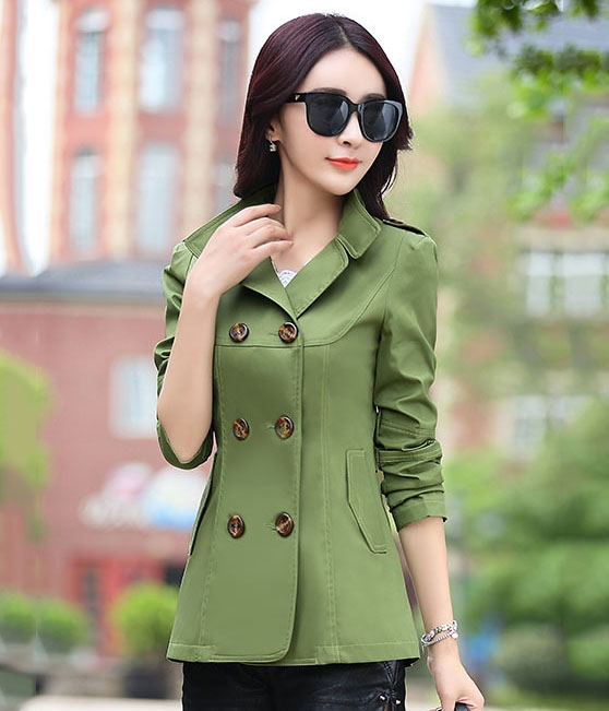 Premium Medium Coat Import JC853 Army Green