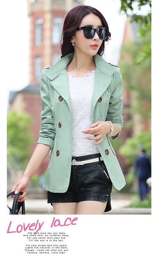 Premium Medium Coat Import JC854 Light Green