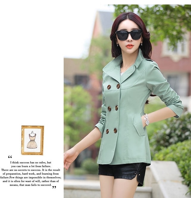 Premium Medium Coat Import JC854 Light Green