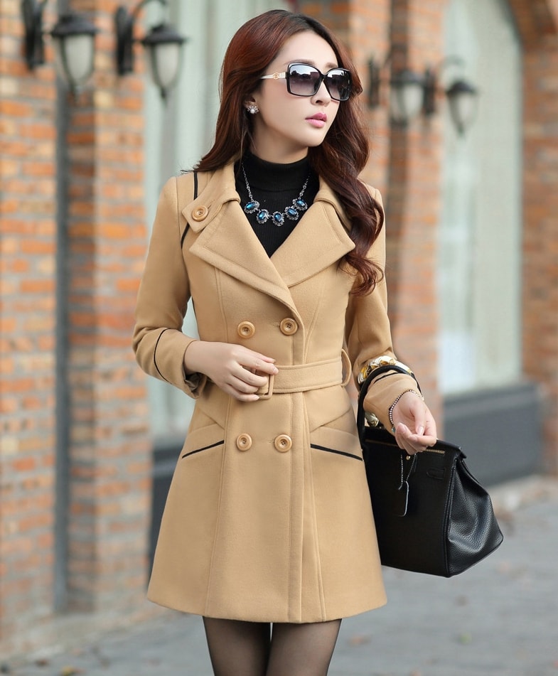 Premium Winter Coat Import JC862 Camel