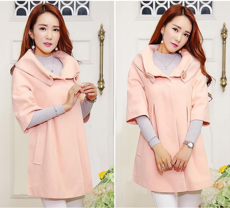 Premium Anime Winter Coat Import JC872 Pink