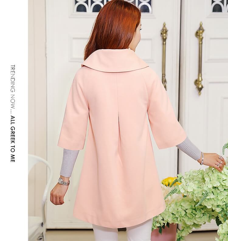 Premium Anime Winter Coat Import JC872 Pink