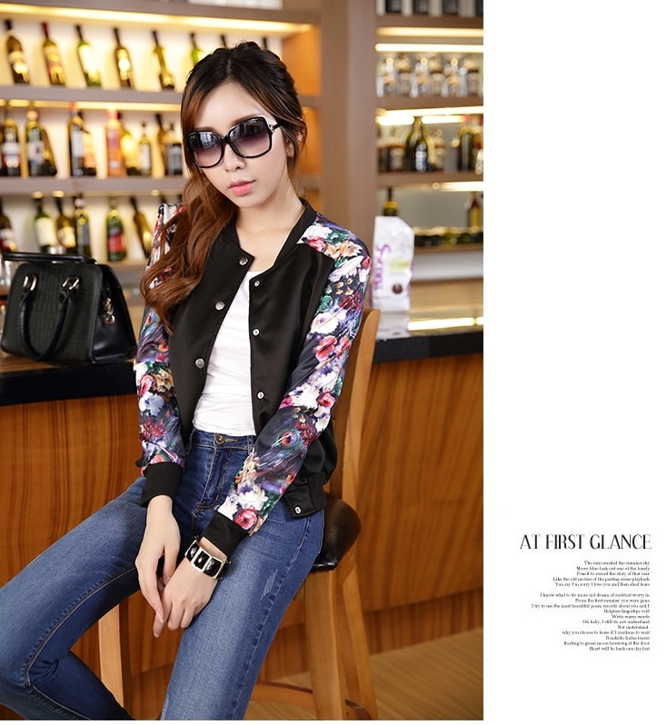 Jacket Baseball Import JC882 Black