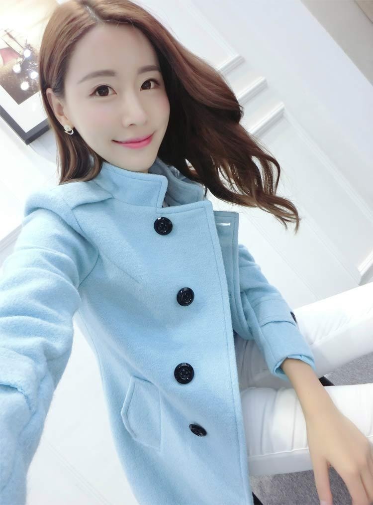 Premium Winter Coat Import JC884 Blue