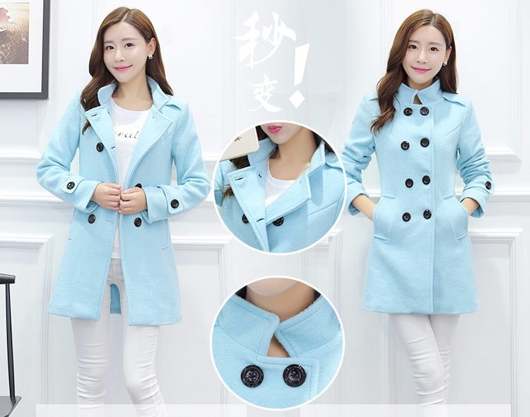 Premium Winter Coat Import JC885 Pink