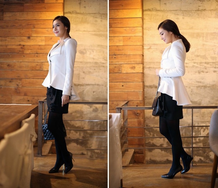 Dovetail Blazer Korea Import JC889 White