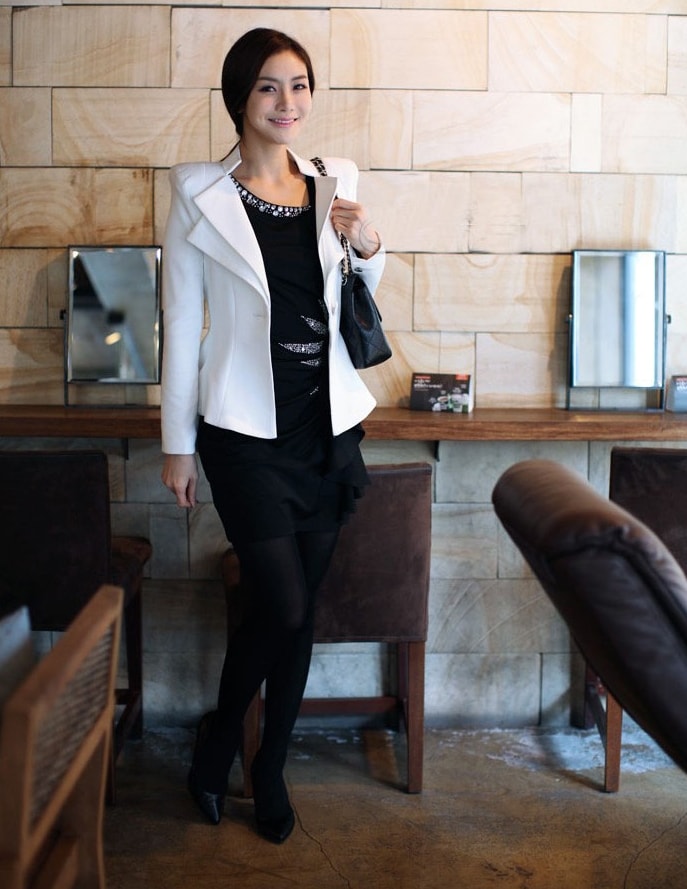 Dovetail Blazer Korea Import JC889 White