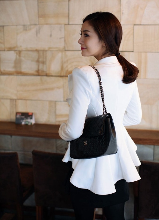 Dovetail Blazer Korea Import JC889 White