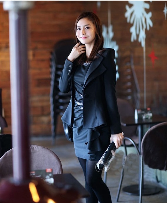 Dovetail Blazer Korea Import JC890 Black