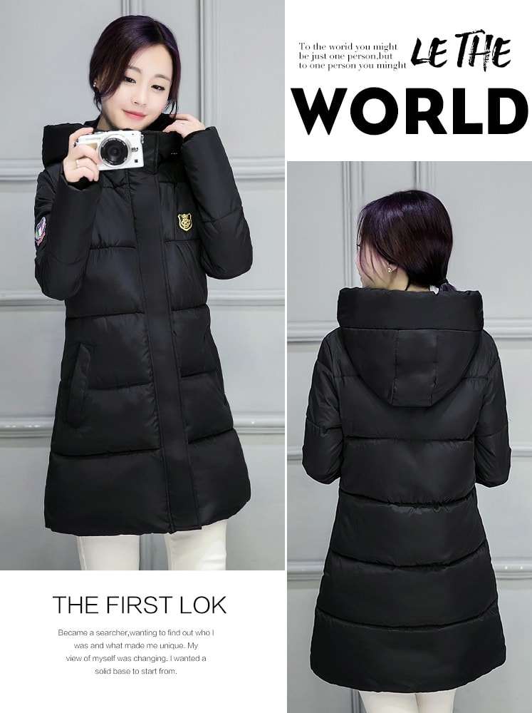 Premium Winter Coat Import JC907 Black