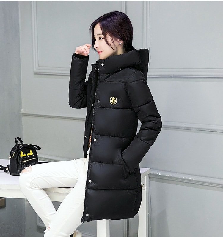 Premium Winter Coat Import JC907 Black