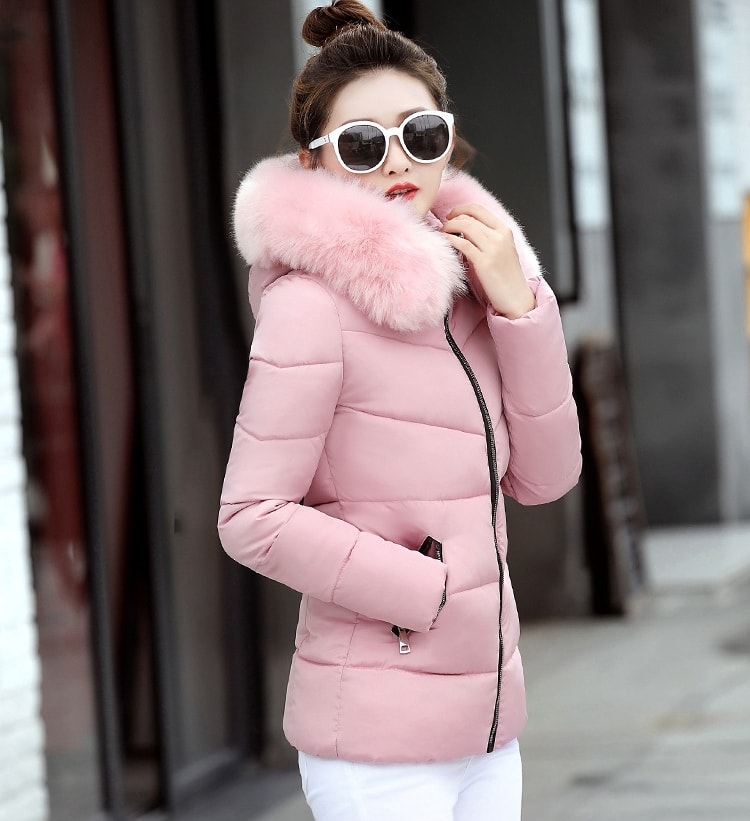 Jacket Winter Hoodie Korea Import JC910 Pink