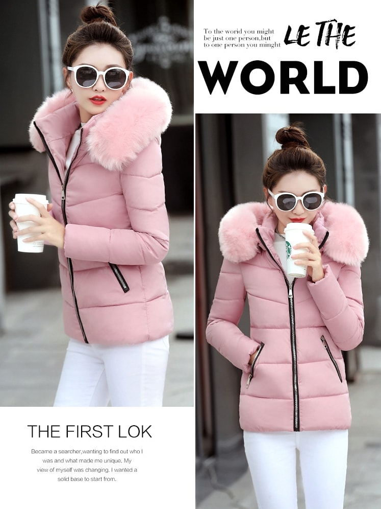 Jacket Winter Hoodie Korea Import JC910 Pink