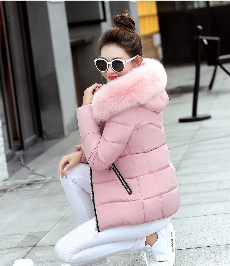 Jacket Winter Hoodie Korea Import JC910 Pink