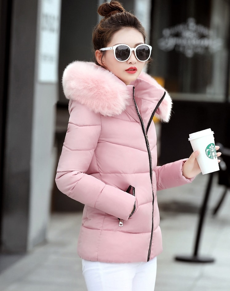 Jacket Winter Hoodie Korea Import JC910 Pink