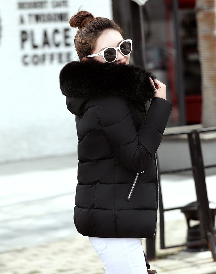 Jacket Winter Hoodie Korea Import JC911 Black