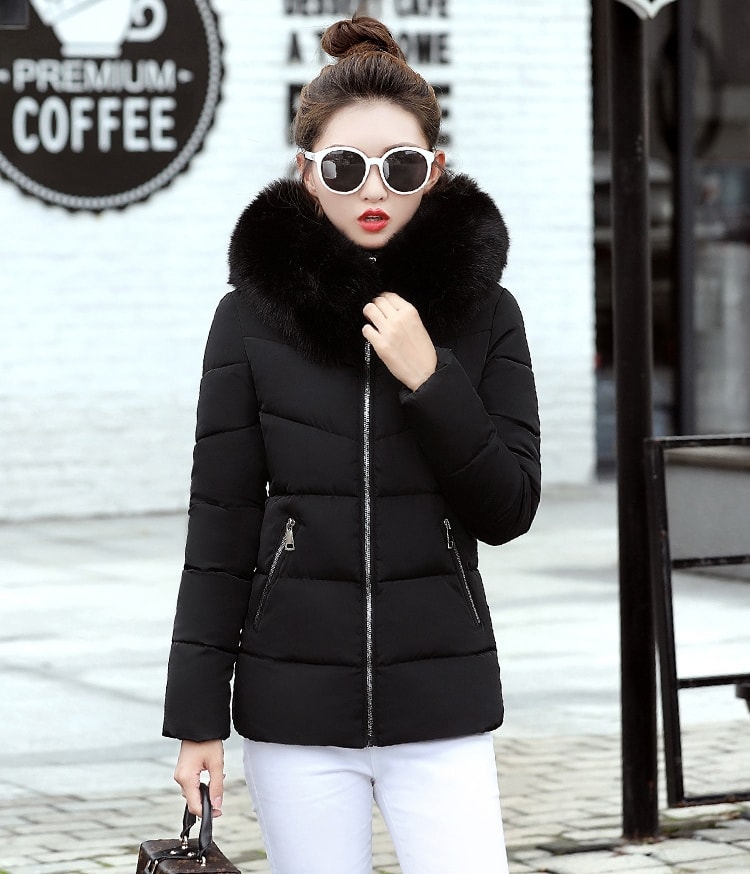 Jacket Winter Hoodie Korea Import JC911 Black