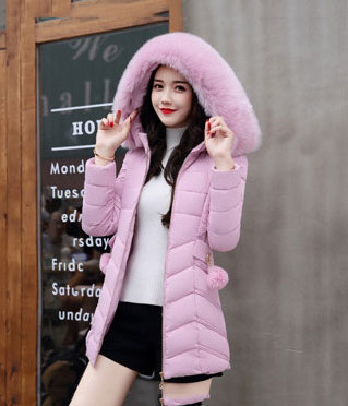 Jacket Winter Hoodie Korea Import JC913 Pink