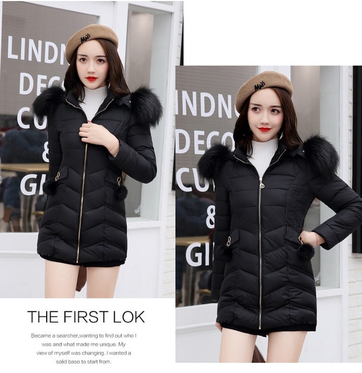 Jacket Winter Hoodie Korea Import JC914 Black