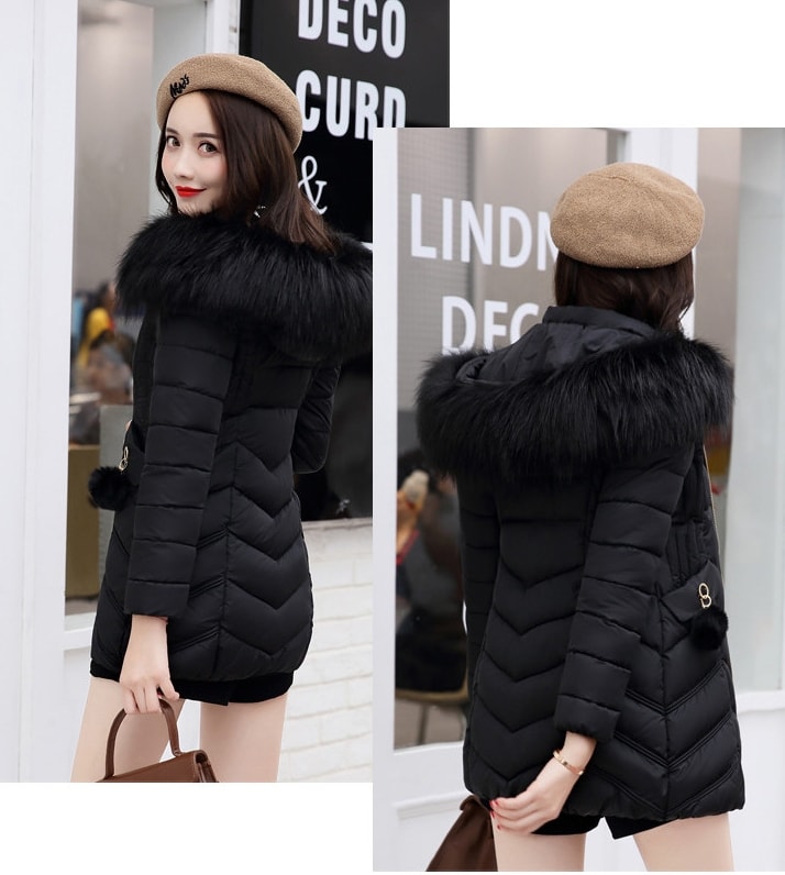 Jacket Winter Hoodie Korea Import JC914 Black