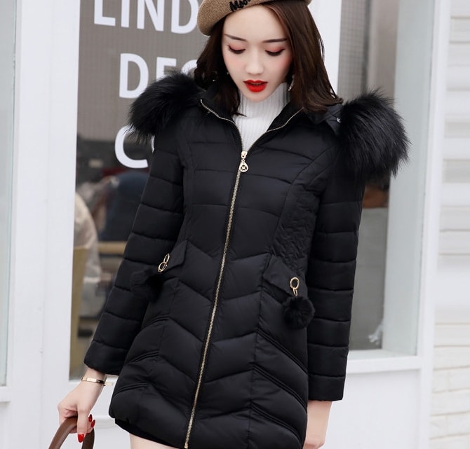 Jacket Winter Hoodie Korea Import JC914 Black