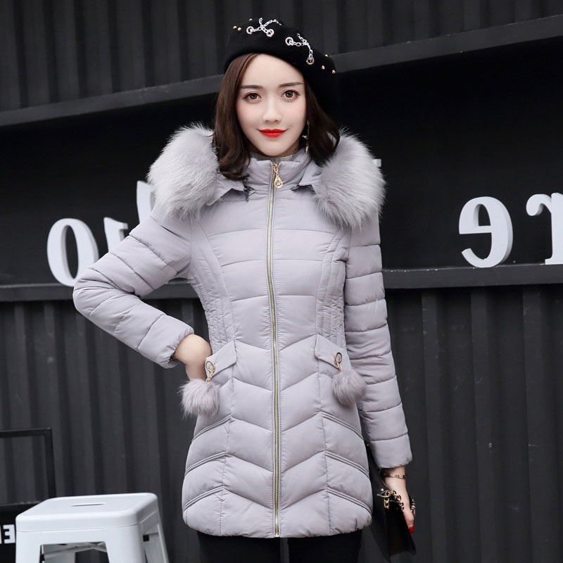 Jaket Winter Hoodie Korea Import JC916 Gray