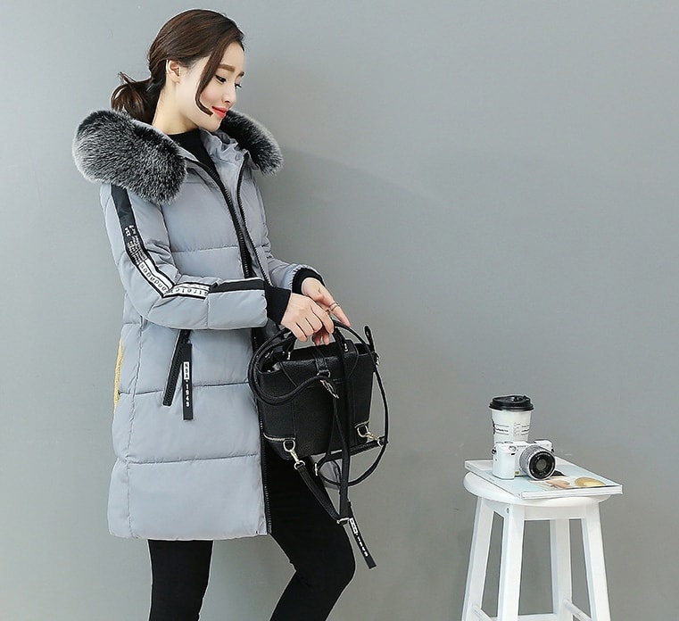 Winter Coat Korea High Quality JC923 Gray