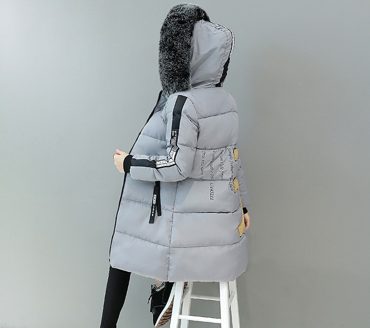 Winter Coat Korea High Quality JC923 Gray