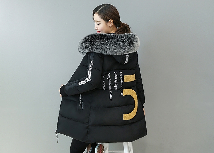 Winter Coat Korea High Quality JC924 Black