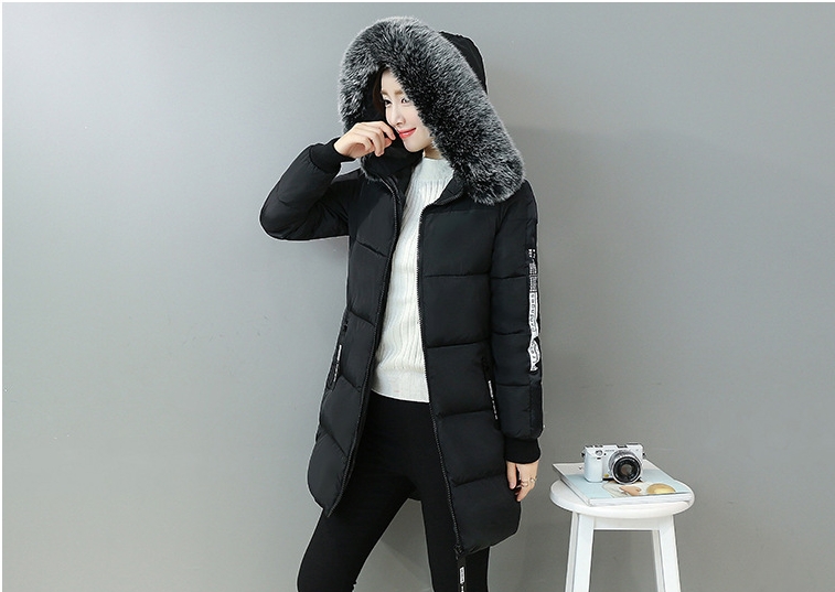 Winter Coat Korea High Quality JC924 Black