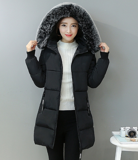 Winter Coat Korea High Quality JC924 Black