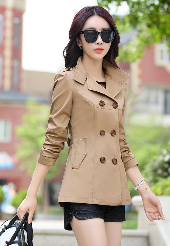 Jacket Blazer Korea High Quality JC925 Khaki