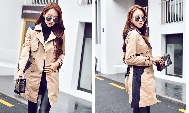 Winter Long Coat High Quality JC946 Apricot