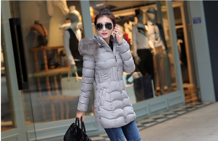 Slimfit Jacket Winter Korea JC949 Grey