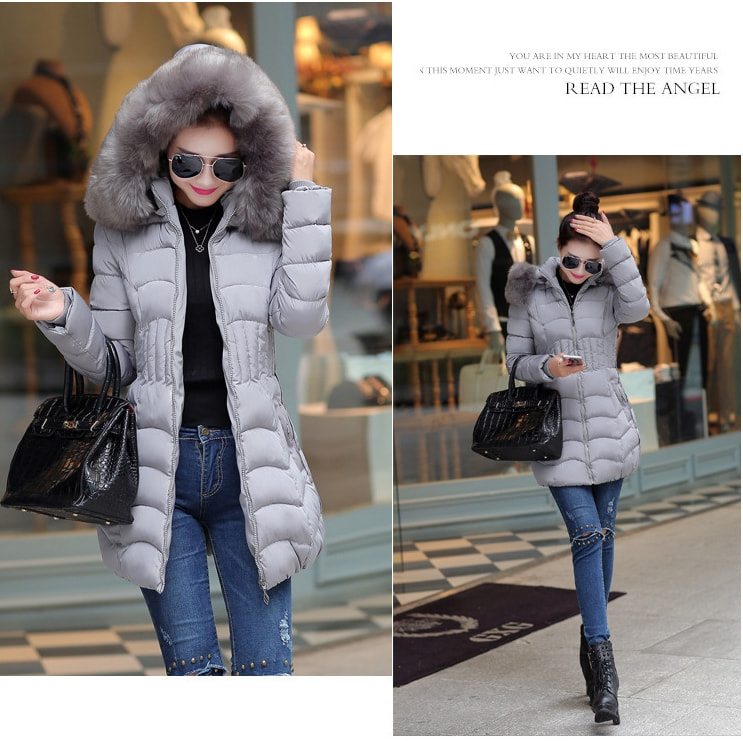 Slimfit Jacket Winter Korea JC949 Grey