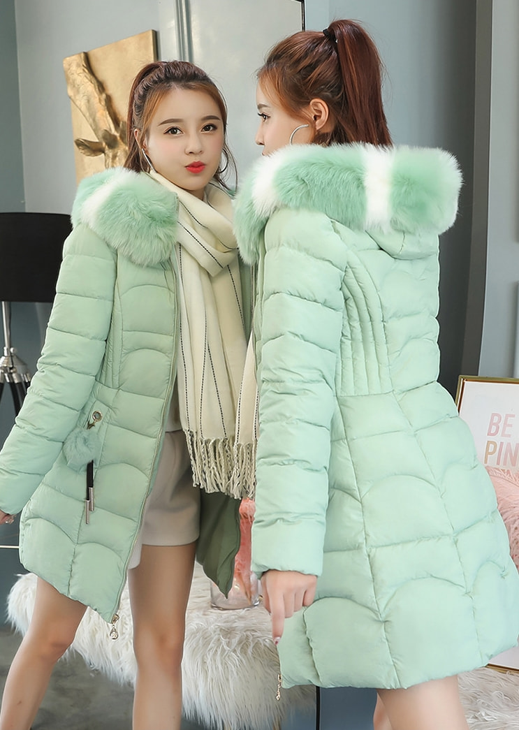 Long Winter Jacket Korea Import JC964 Tosca