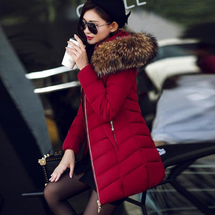 Premium Long Jacket Winter Import JC966 Maroon