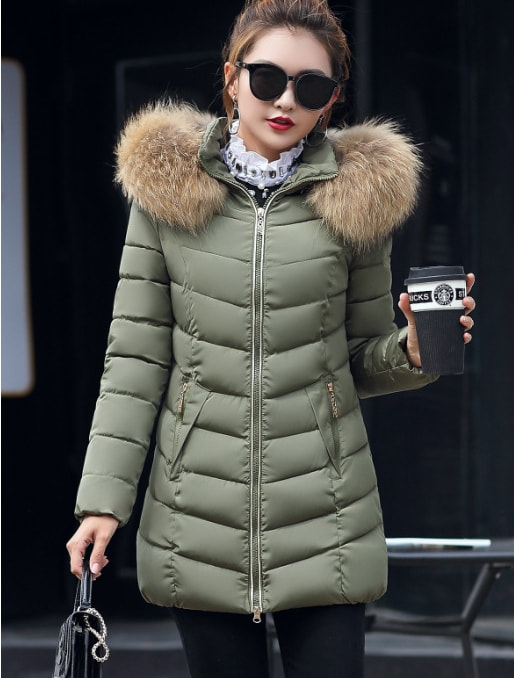 Premium Long Coat Jacket Import JC968 Green