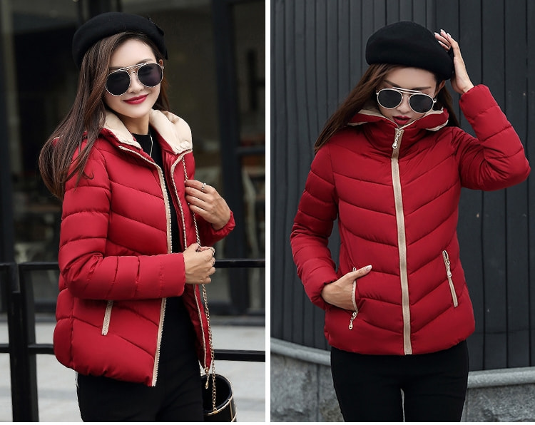 Korea Winter Jacket Import JC972 Maroon