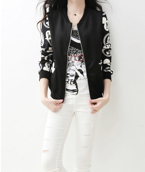 Premium Mickey Jacket Import JC989 Black