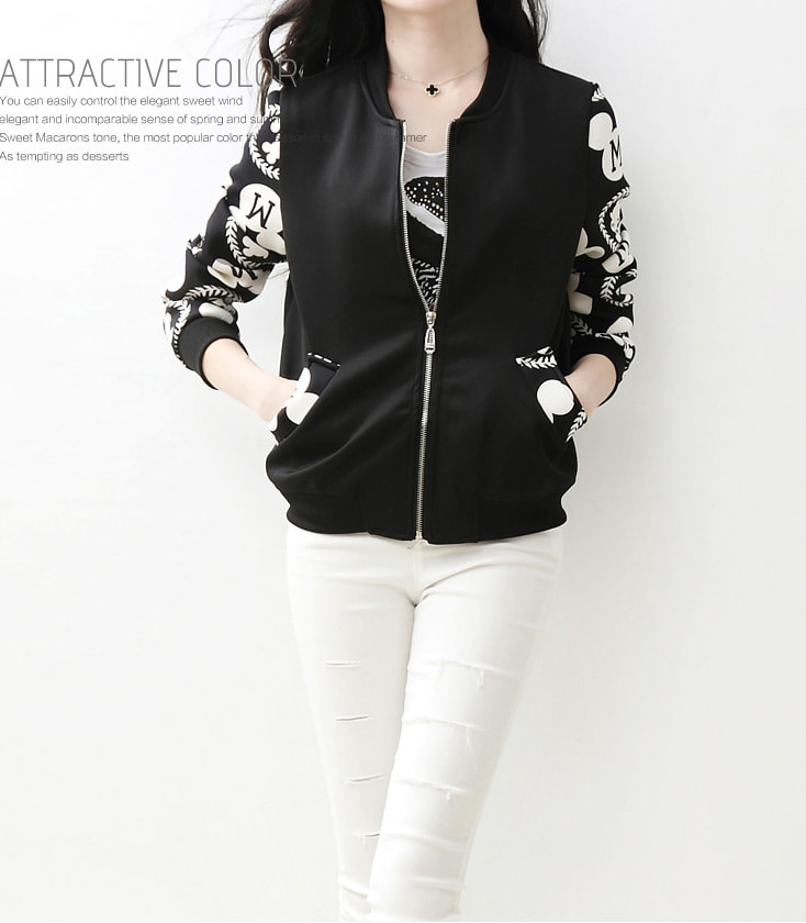 Premium Mickey Jacket Import JC989 Black